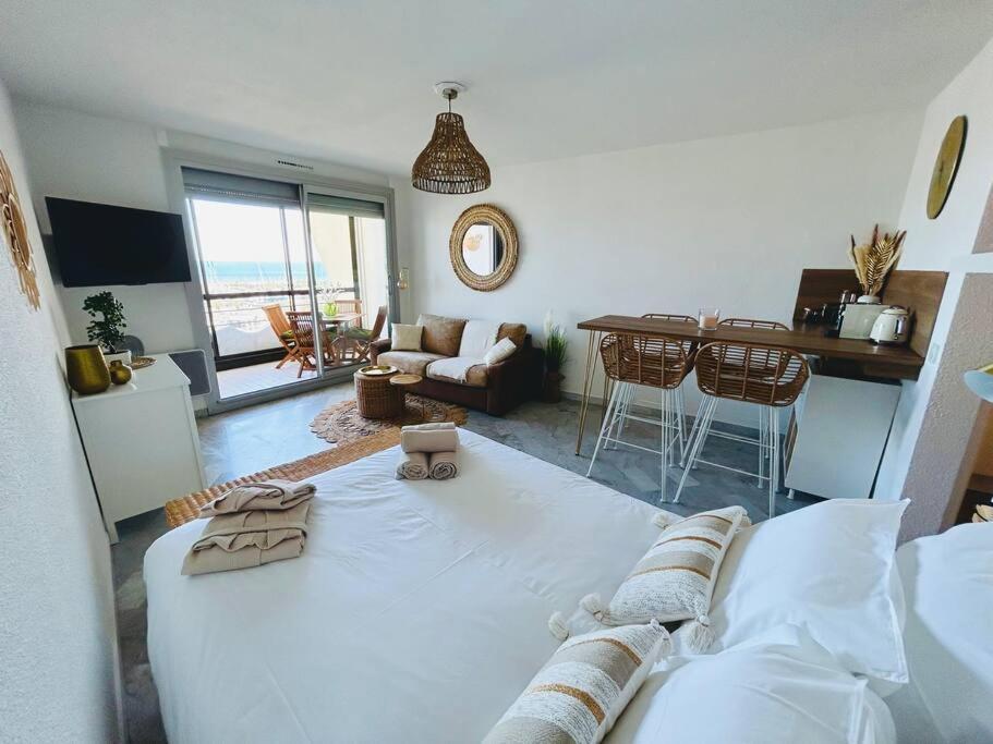 Studio Chic & Cosy Vue Mer, Clim, Parking 拉格朗德默特 外观 照片